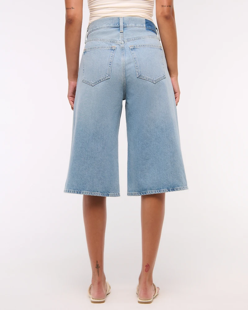 Mid Rise Culotte Jean
