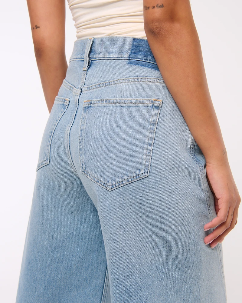 Mid Rise Culotte Jean