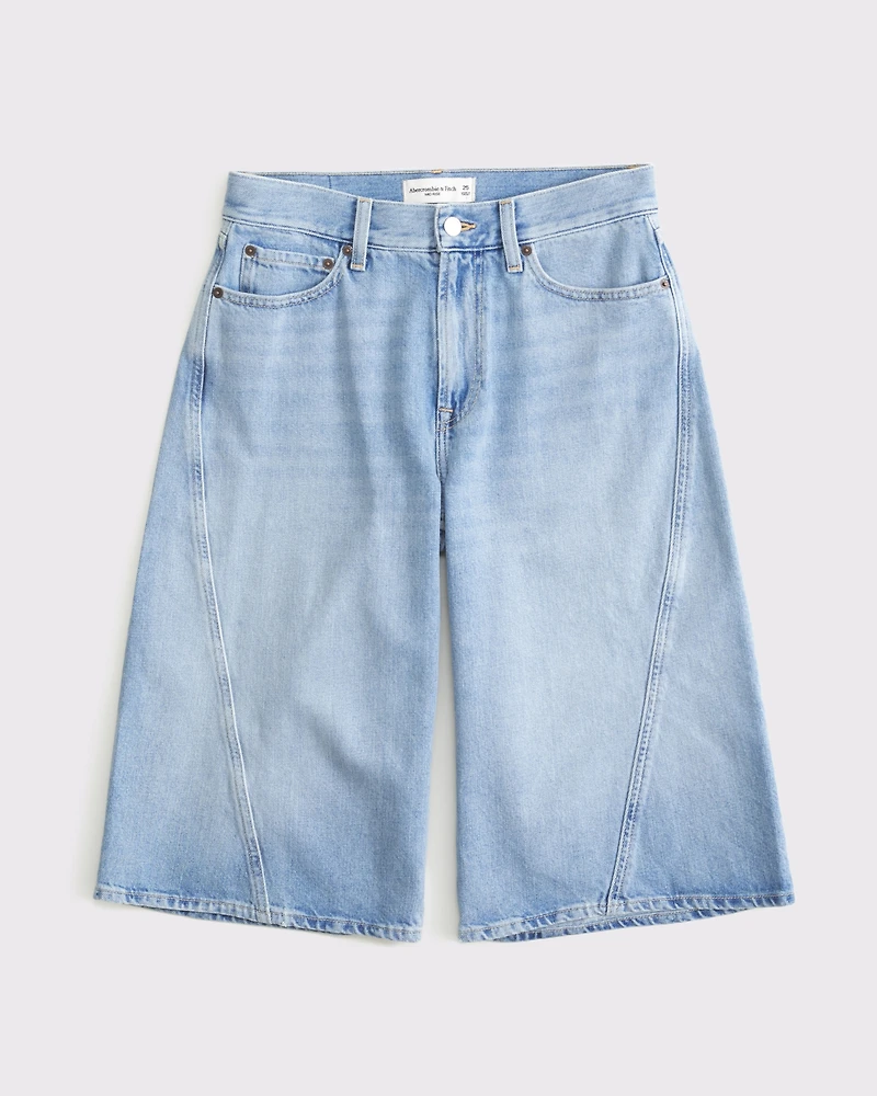Mid Rise Culotte Jean