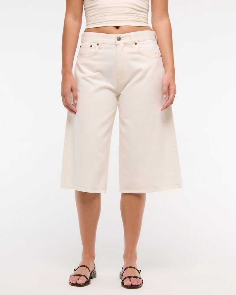 Curve Love Mid Rise Culotte Jean