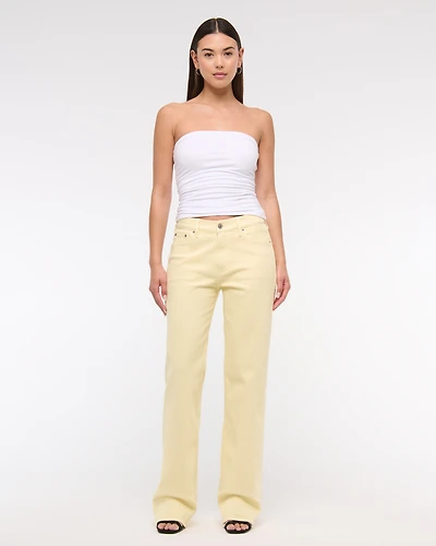 Jeans sueltos de tiro bajo