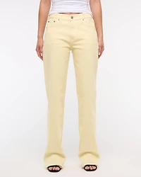 Jeans sueltos de tiro bajo