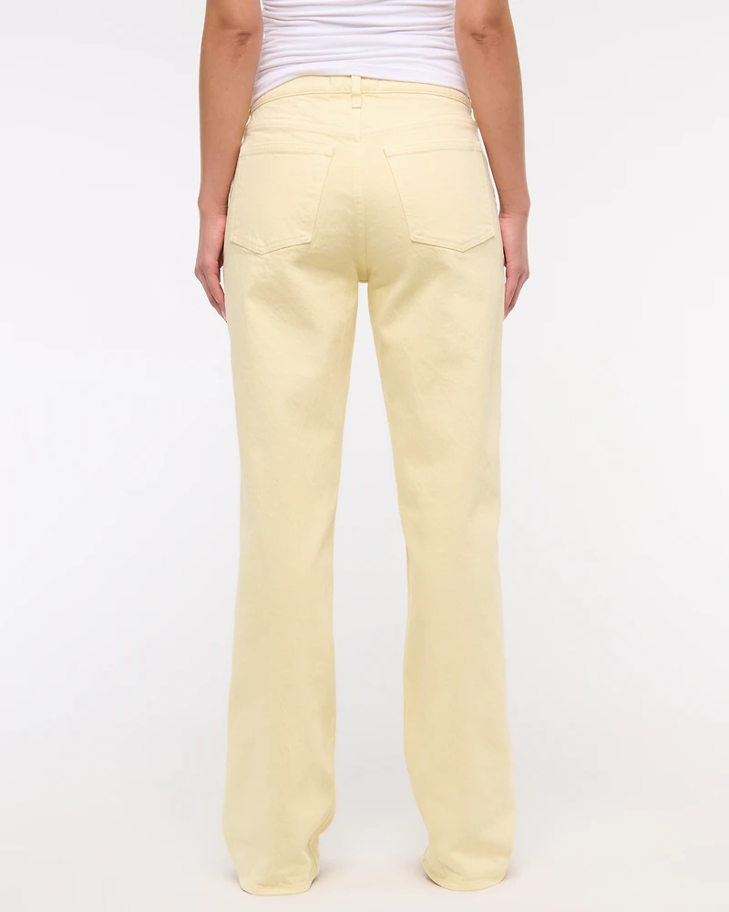 Jeans sueltos de tiro bajo