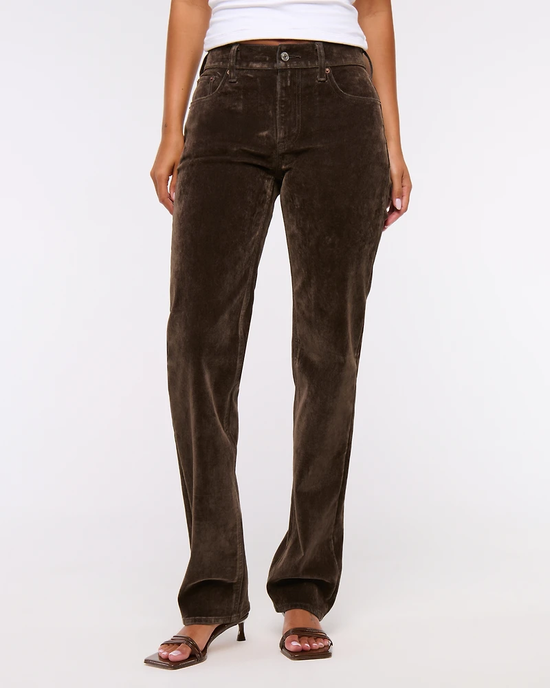 Mid Rise 90s Straight Jean