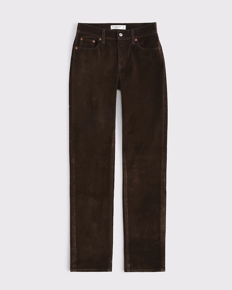 Mid Rise 90s Straight Jean