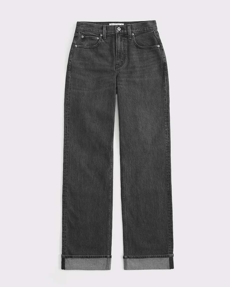 Curve Love High Rise 90s Relaxed Patchwork Jean