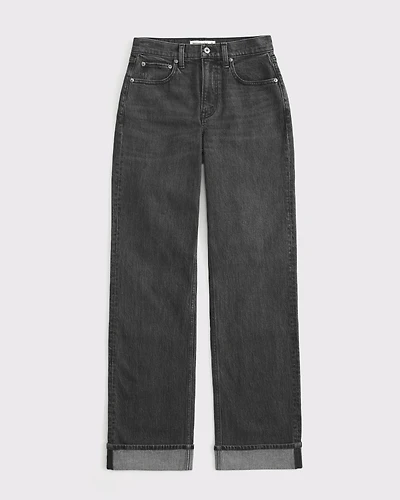 Curve Love High Rise 90s Relaxed Patchwork Jean
