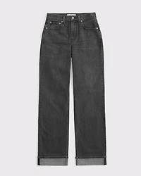 Curve Love High Rise 90s Relaxed Patchwork Jean