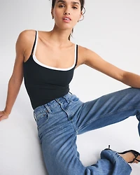High Rise 90s Relaxed Studded Jean