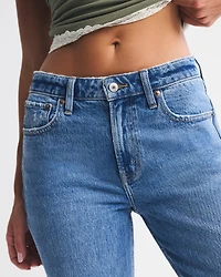 Jeans acampanados Curve Love tiro alto