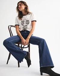 High Rise Flare Jean