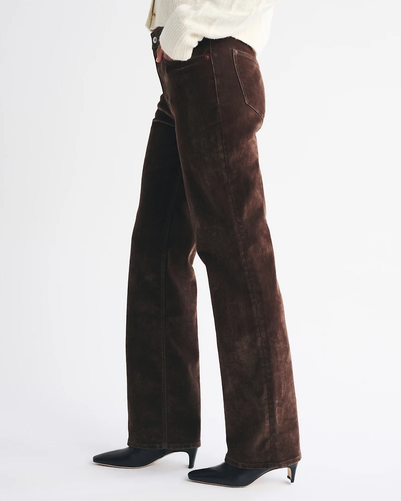 Curve Love High Rise 90s Relaxed Velvet Jean