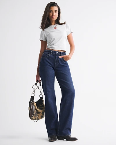 Curve Love High Rise 90s Relaxed Braided Waistband Jean