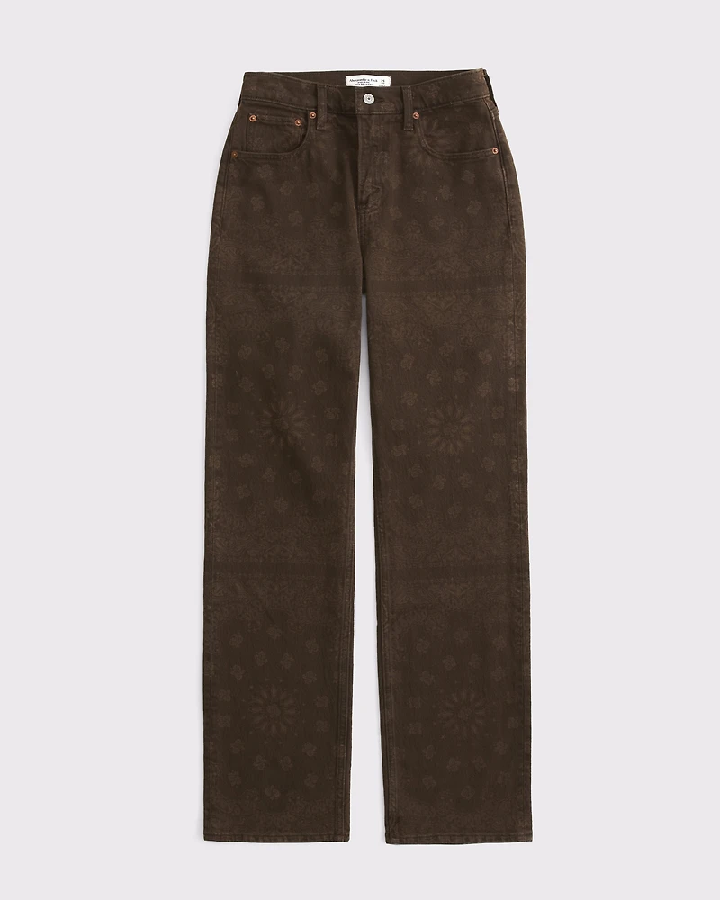 Curve Love High Rise 90s Relaxed Bandana Jean