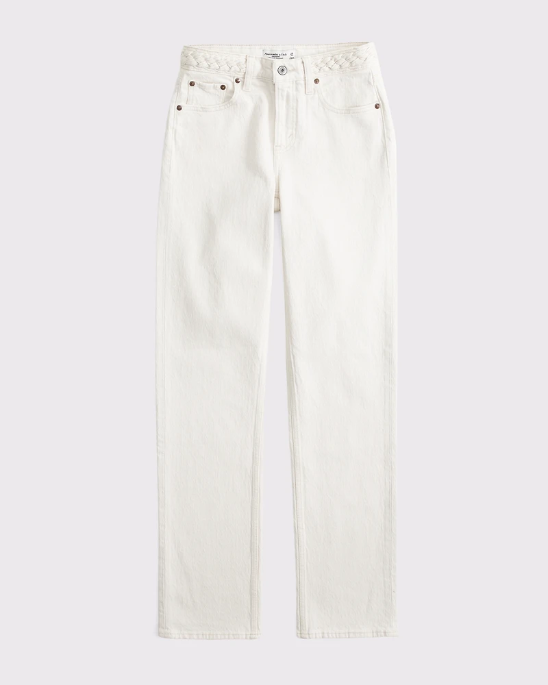 Mid Rise 90s Straight Jean