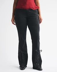 Curve Love High Rise Bootcut Studded Split-Vent Hem Jean