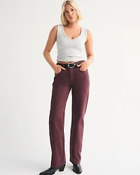 High Rise 90s Relaxed Olive Jean