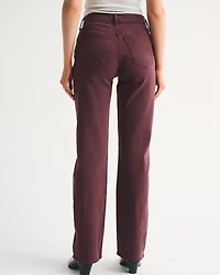 High Rise 90s Relaxed Olive Jean