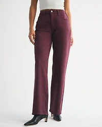 Curve Love High Rise 90s Relaxed Red Jean