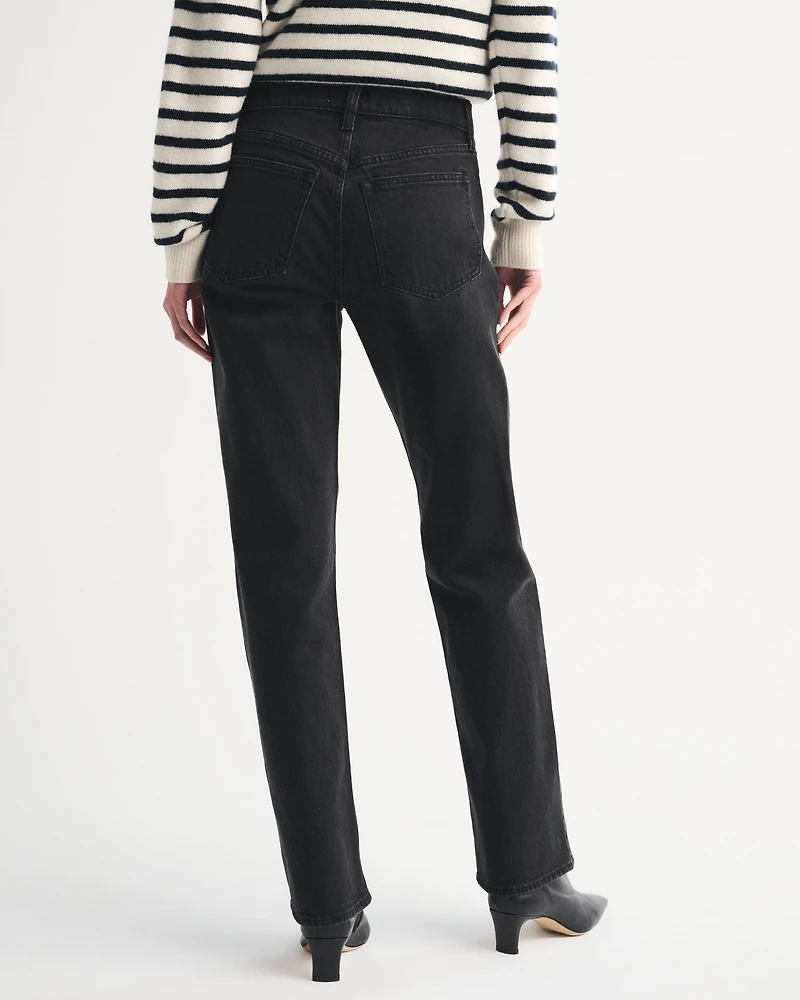 High Rise 90s Straight Jean