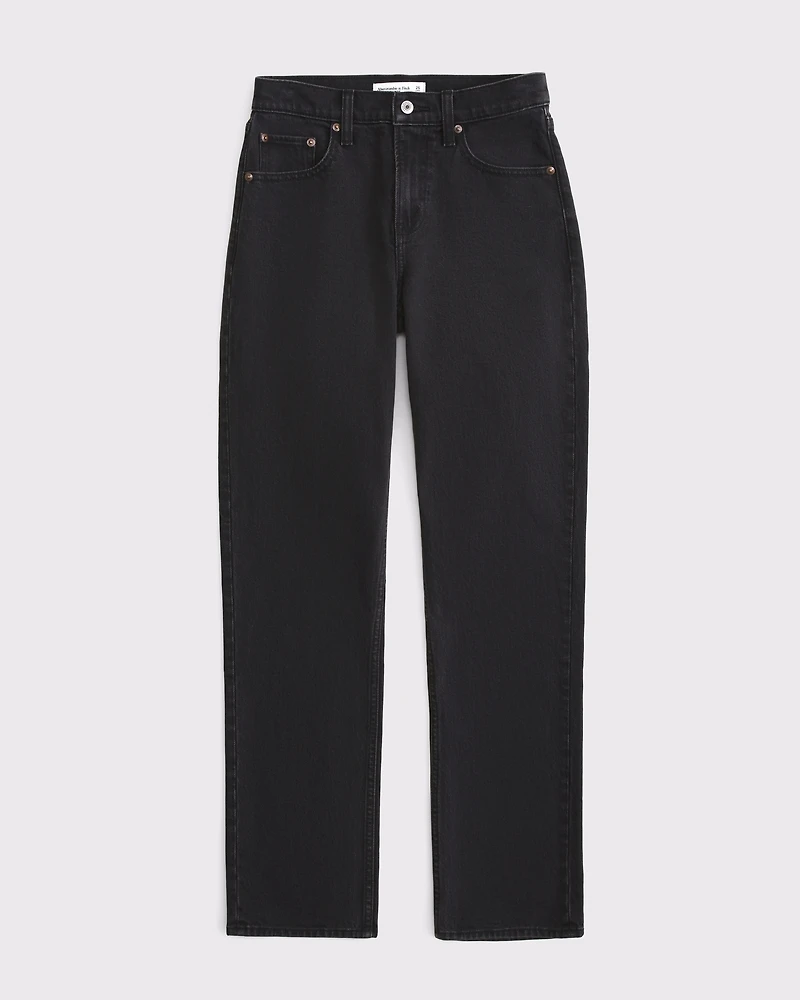 High Rise 90s Straight Jean