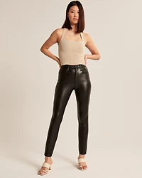 Vegan Leather Skinny Pant