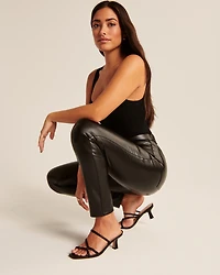 Curve Love Vegan Leather Skinny Pant