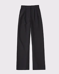 A&F Sloane Tailored Hardware Wide Leg Pant