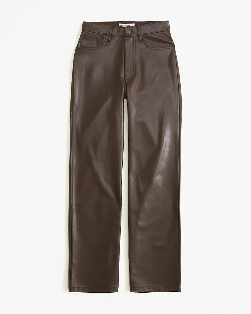 Vegan Leather 90s Relaxed Pant