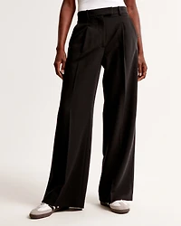 A&F Harper Tailored Ultra Wide Leg Pant