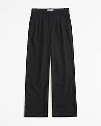 A&F Sloane Low Rise Tailored Linen-Blend Pant