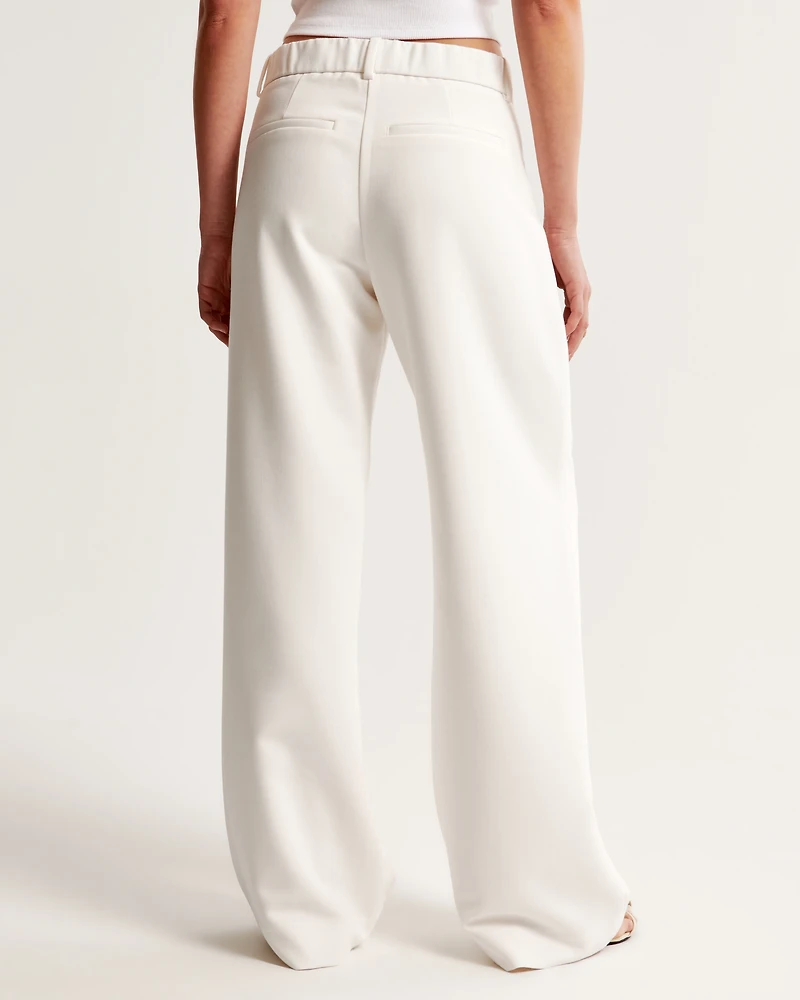 A&F Sloane Low Rise Tailored Wide Leg Pant