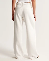 A&F Sloane Low Rise Tailored Wide Leg Pant