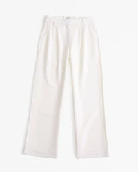 A&F Sloane Low Rise Tailored Wide Leg Pant