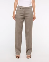 Low Rise Tailored Straight Pant
