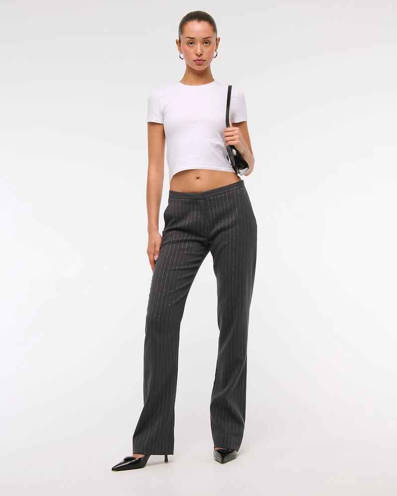 Low Rise Tailored Slim Boot Pant