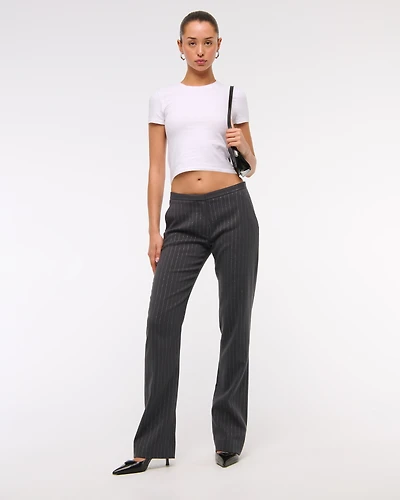 Low Rise Tailored Slim Boot Pant