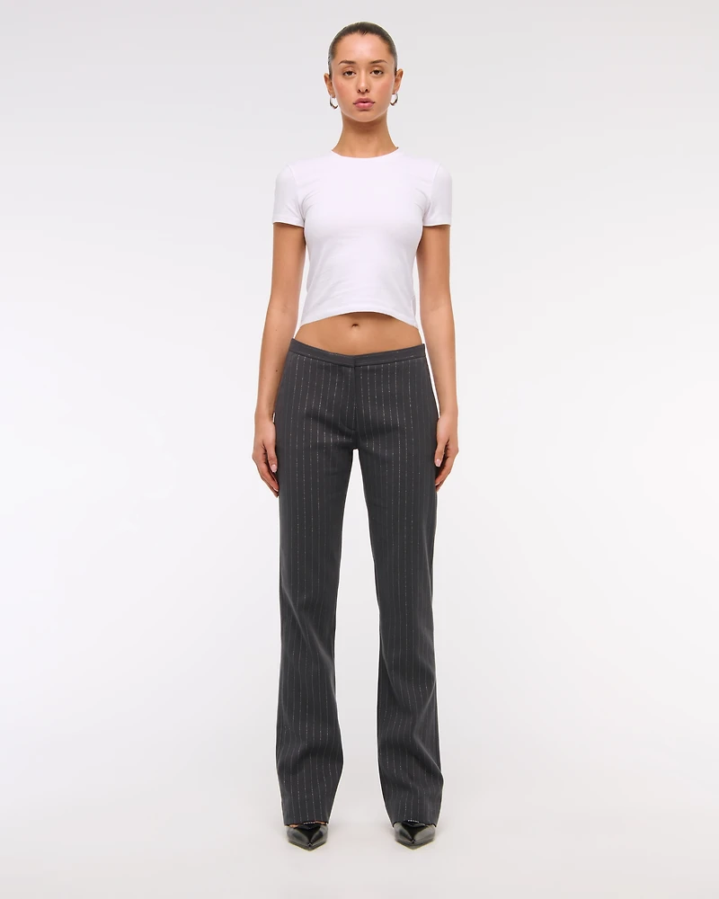 Low Rise Tailored Slim Boot Pant