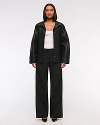 A&F Sloane Low Rise Tailored Wide Leg Pant