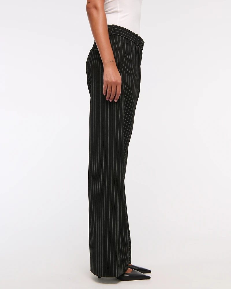 A&F Sloane Low Rise Tailored Wide Leg Pant