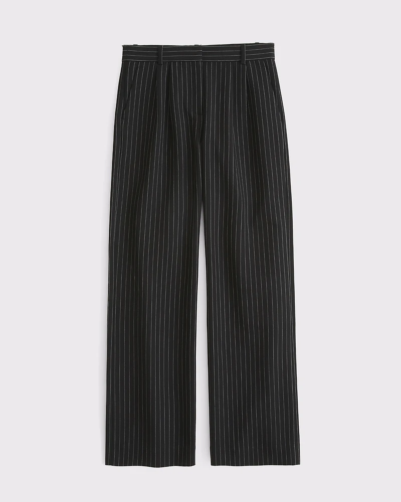 A&F Sloane Low Rise Tailored Wide Leg Pant