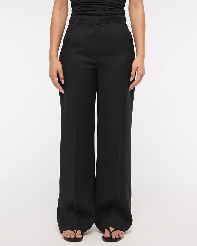 Drapey Tailored Wide Leg Pant