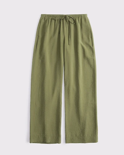 Textured Pull-On Pant
