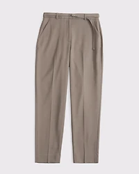 Curve Love High Rise Belted Ankle Straight Pant