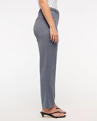Curve Love High Rise Belted Ankle Straight Pant
