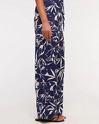 Textured Pull-On Pant
