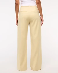 Pantalones de pierna ancha con corte sastre A&F Sloane