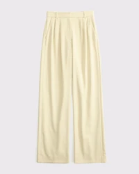 Pantalones de pierna ancha con corte sastre A&F Sloane