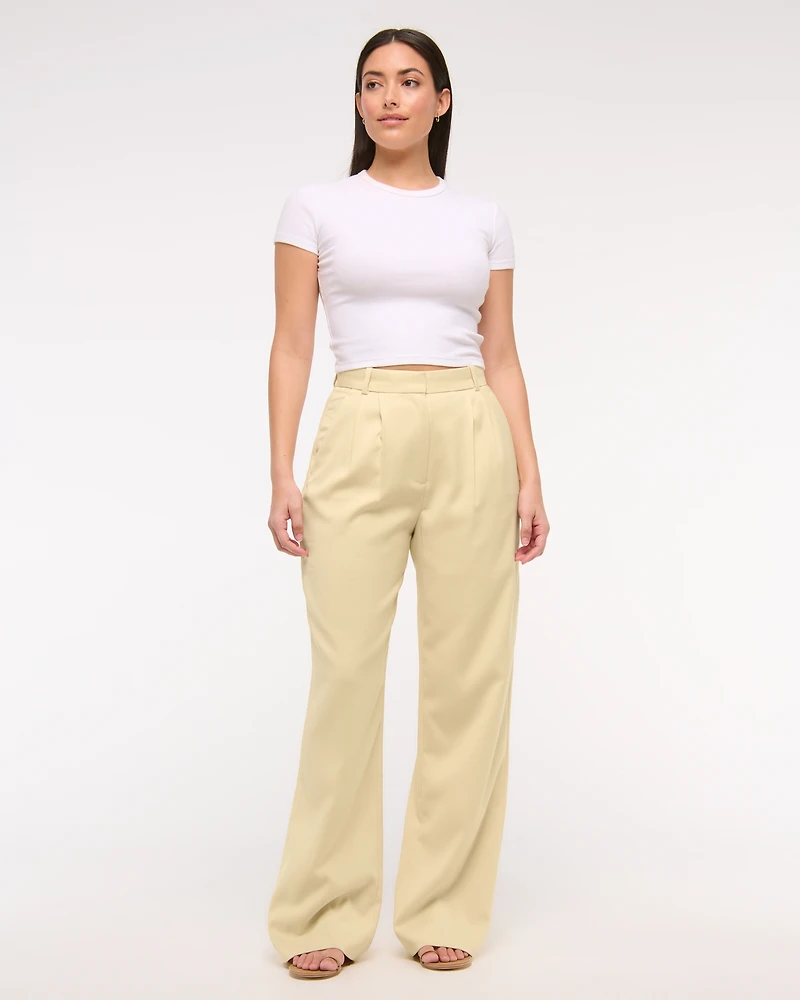 Pantalones sartoriales de pernera ancha Curve Love A&F Sloane