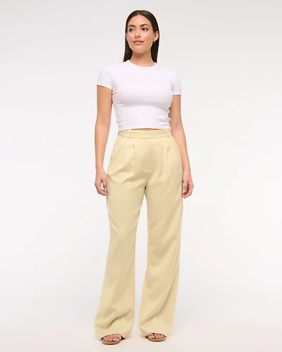 Pantalones sartoriales de pernera ancha Curve Love A&F Sloane